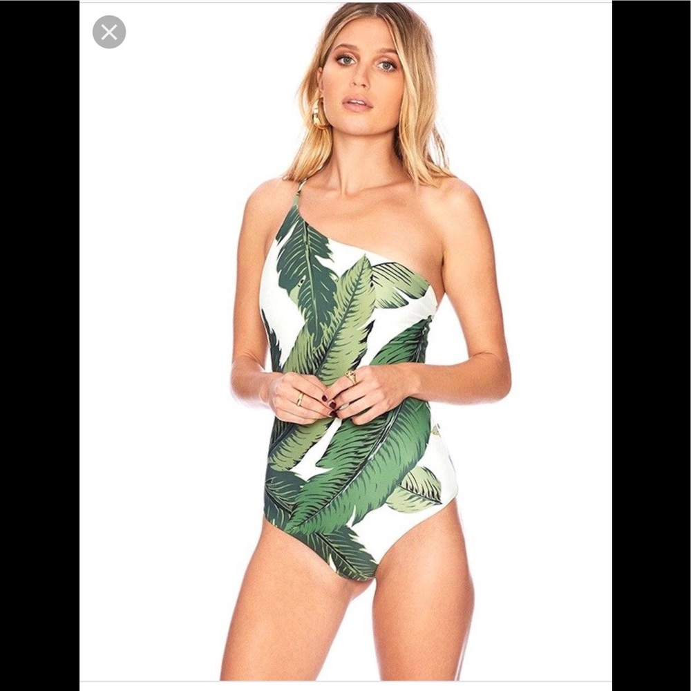 Beach Riot X Stone Cold Fox Palm one piece